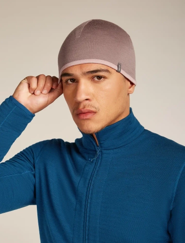 Czapka dwustronna Icebreaker U 200 Oasis Revers Beanie - summit/blush
