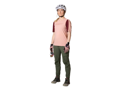 Damska Koszulka Rowerowa Dynafit Ride S/S Tee W - pale rose