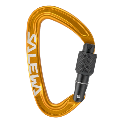 Karabinek Zakręcany do Wspinaczki Salewa Ortles Screw Carabiner - orange