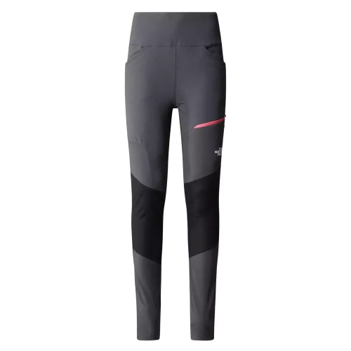 Legginsy Damskie w Góry The North Face W Felik Alpine Tight - Asphalt Grey/TNF Black