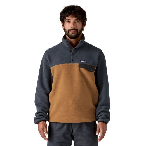 Męska Bluza z Polaru Patagonia M's LW Synch Snap-T P/O - Deer Brown