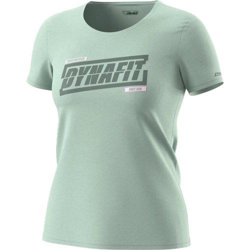 Koszulka Damska Dynafit Graphic Co W S/S Tee - jadelite/tabloid
