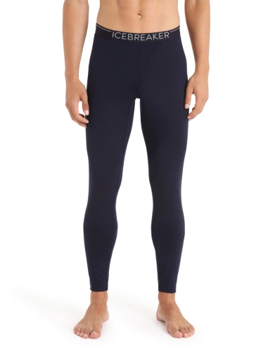 Getry z wełny Merino Icebreaker M 200 Oasis Sonebula Leggings - midnight navy/snow