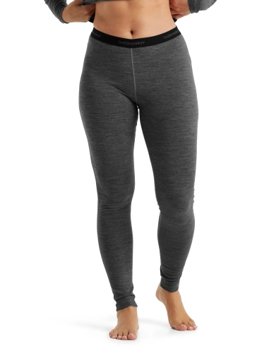 Getry Damskie Icebreaker W 200 Oasis Leggings - gritstone heather