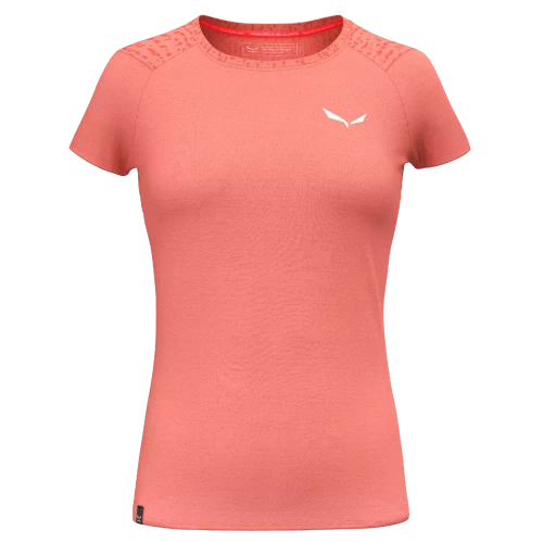 Koszulka Górska Salewa Pure Salamander Am W T-Shirt - lantana pink melange
