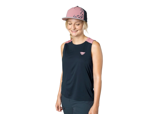Damski Top Sportowy Dynafit Transalper Tank W - blueberry mokarosa/6240
