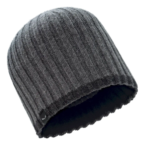 Ciepła czapka z wełny merino Salewa ORTLES WO BEANIE - quiet shade