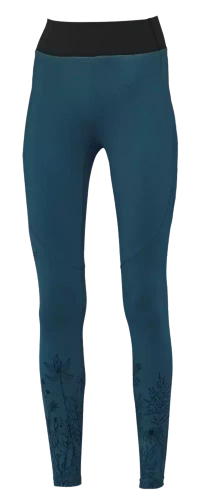 Legginsy Damskie do wspinaczki Wild Country Session AOP W Leggings - petrol