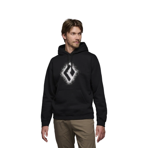 Męska Bluza z Logo Black Diamond M Chalked Up 2.0 Po Hoody - Black