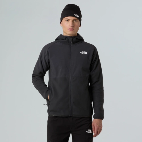 Polar Męski z Kapturem The North Face M GLACIER HEAVYWEIGHT FULL ZIP HD - asphltgy/asphltgy/tnfbl