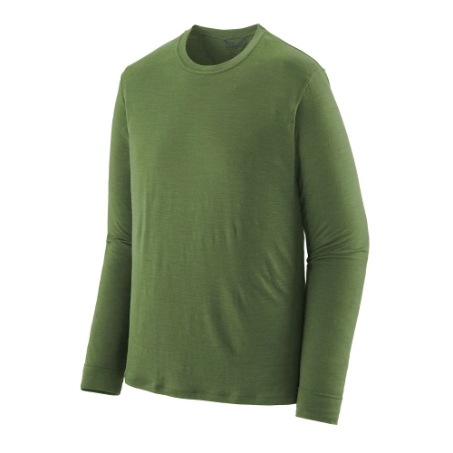 Koszulka z Wełną Patagonia M's L/S Cap Cool Merino Blend Shirt - Terrain Green