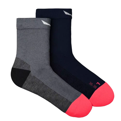 Skarpety Salewa MTN TRN AM W QRT SOCK - medium grey melange