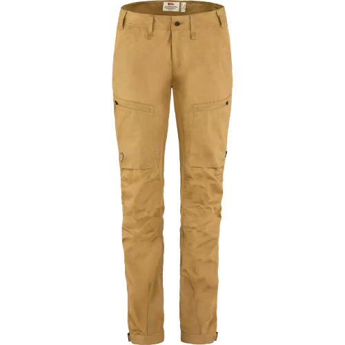 Lekkie Spodnie Damskie Fjallraven Abisko Lite Trekking Trs W Reg - Buckwheat Brown