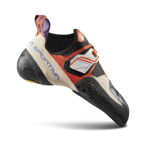 Buty Wspinaczkowe La Sportiva Solution Woman - White/Lily Orange