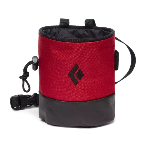 Worek na Magnezję z Kieszonką Black Diamond Mojo Zip Chalk Bag - Vermilion