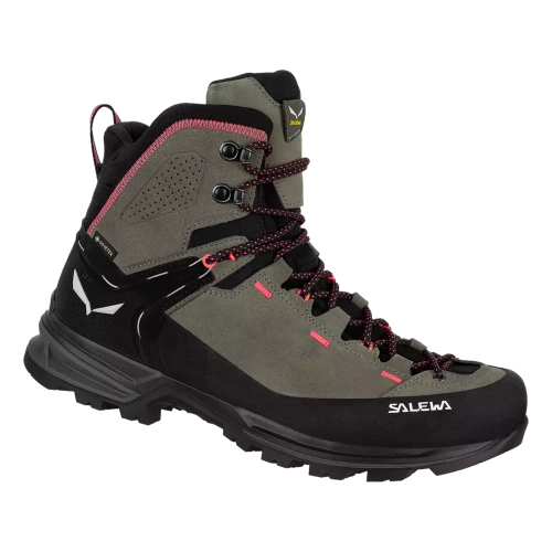 Damskie Wysokie Buty Trekkingowe Salewa WS Mountain Trainer 2 Mid GTX - bungee cord/black