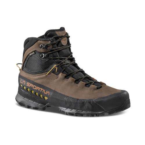 Męskie Buty Trekkingowe Wysokie La Sportiva TX5 Mid GTX - Coffee/Tiger