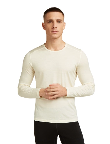 Męska Koszulka Wełniana Icebreaker M 200 Oasis LS Crewe - undyed