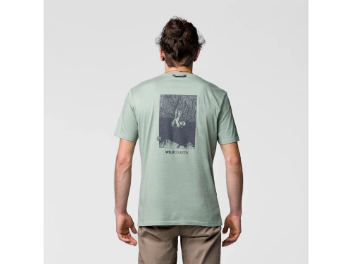 Męska Koszulka Bawełniana Wild Country Flow M T-Shirt - seaweed
