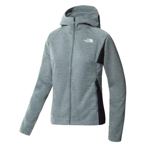 Bluza Damska The North Face W AO Midlayer FZ Hoodie - Goblin Blue-TNF Black