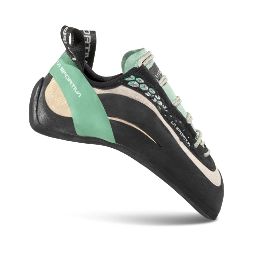 Buty Wspinaczkowe dla Kobiet La Sportiva Miura Woman - White/Jade Green