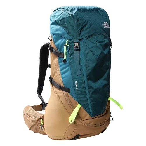 Plecak Górski The North Face Terra 55 - Blue Coral/Utility Brown/LED Yellow