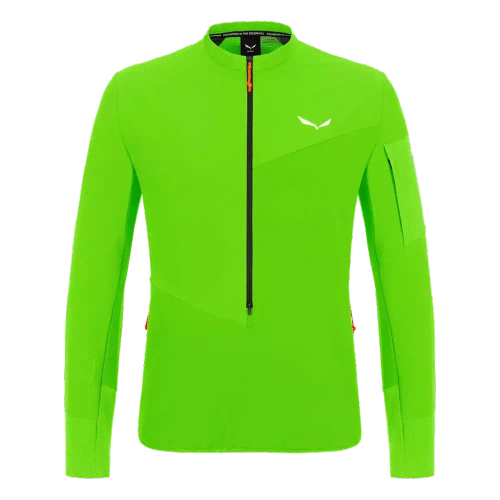Softshell Salewa AGNER DST M ANORAK - pale frog