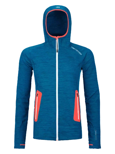 Bluza w Góry Ortovox Fleece Light Hoody W - heritage blue blend