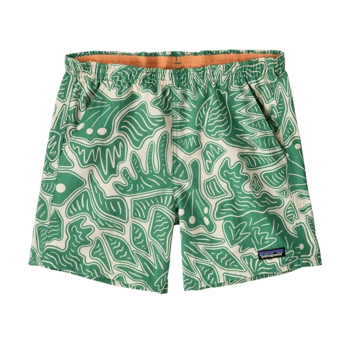 Spodenki damskie Patagonia W's Baggies Shorts - 5 in. - Bees and Flowers: Heartleaf Green