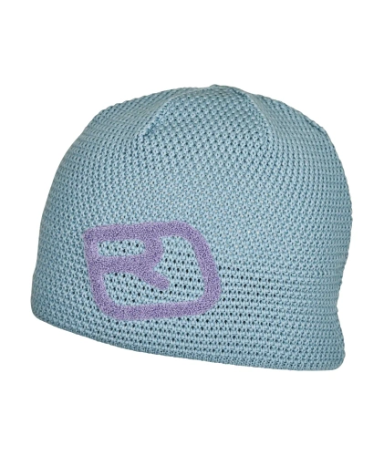 Czapka z wełną merino Ortovox ROCK'N'WOOL BEANIE - glacier grey