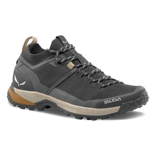 Męskie Buty Turystyczne Salewa Puez 2 Knit Ptx M - black/black