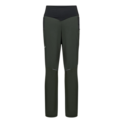 Damskie Spodnie do Hikingu Salewa PEDROC SW DST WIND PANT W. - dark olive