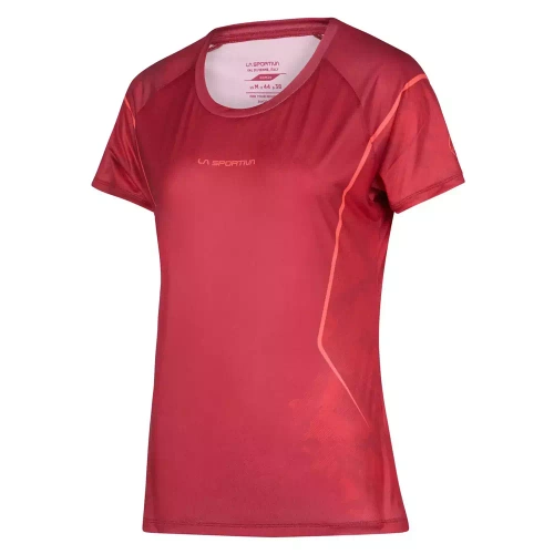 Koszulka Damska La Sportiva Pacer T-Shirt W - Velvet/Cherry Tomato