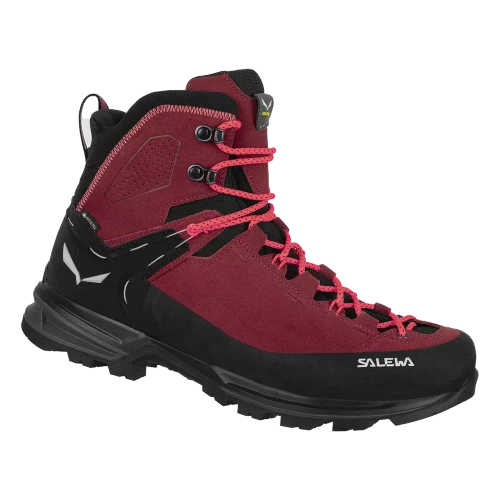 Buty Damskie Wysokie do Trekkingu Salewa WS Mountain Trainer 2 Mid GTX - red dahlia/black