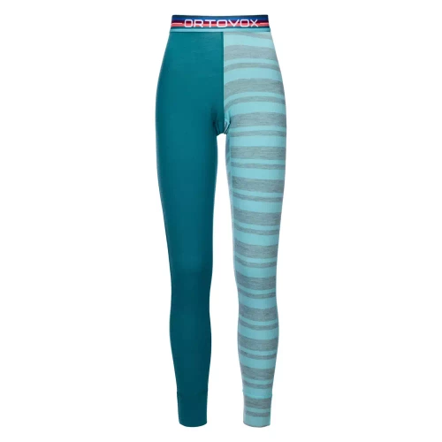 Damskie Getry Techniczne Ortovox 185 Rock'N'Wool Long Pants W - ice waterfall