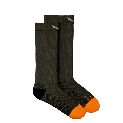 Męskie Skarpety Trekkingowe Salewa Mtn Trn Am M Crew Sock - bungee cord