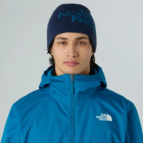 Dwustronna Czapka Zimowa The North Face REVERSIBLE HIGHLINE BEANIE - summit navy/dusk blue