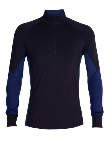 Bluza Icebreaker M 260 Zone LS Half Zip - midnight navy