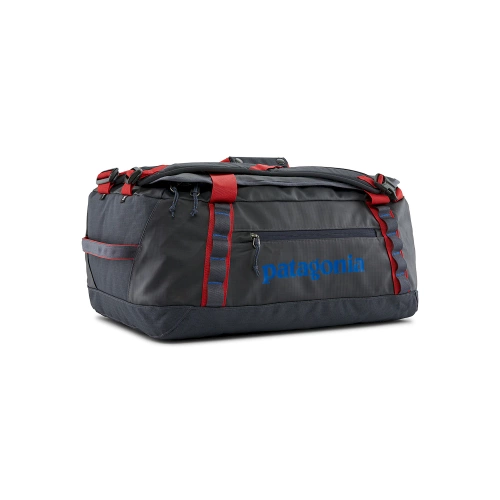 Torba turystyczna Patagonia Black Hole Duffel 40L - Smolder Blue w/Amanita Red