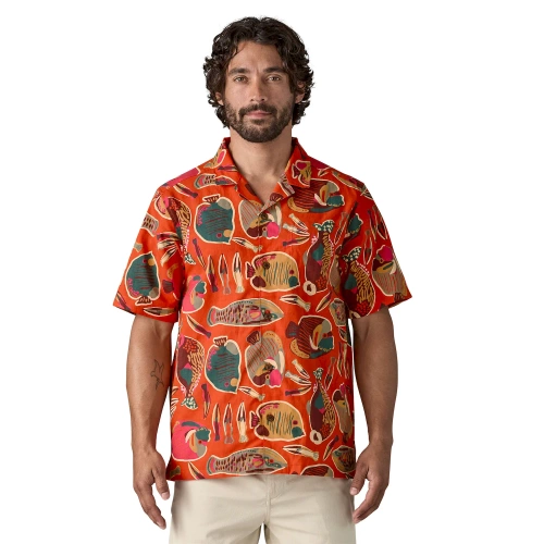 Męska Koszula Patagonia M's Tidal Threads Camp Shirt - Wrasse: Pollinator Orange
