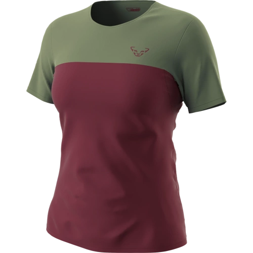 Damska koszulka górska Dynafit Traverse S-Tech S/S Tee W - burgundy