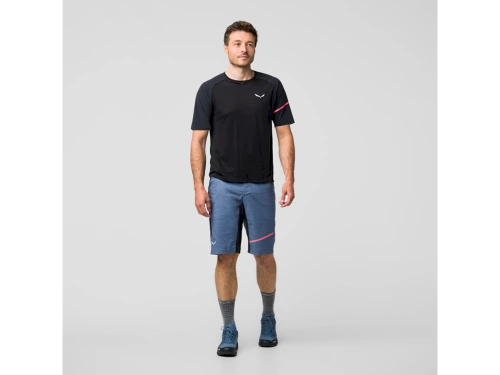 Męski T-Shirt rowerowy Salewa Vento Am T-Shirt M - black out