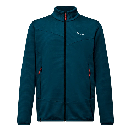 Męski Polar Trekkingowy Salewa PUEZ ALTAVIA PL JKT M - pond blue
