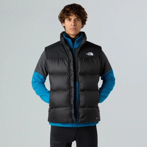 Męski bezrękawnik puchowy The North Face M DIABLO DOWN 2.0 VEST - tnf black heather/tnf black