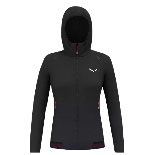 Polar damski do hikingu Salewa Pedroc PL W Hdy Jkt - black out