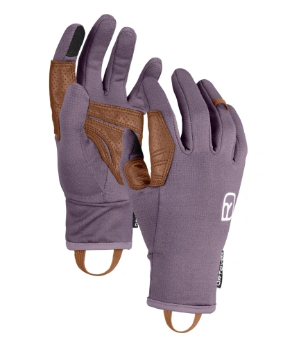 Damskie Rękawiczki Skiturowe Ortovox FLEECE LIGHT GLOVE W - wild berry