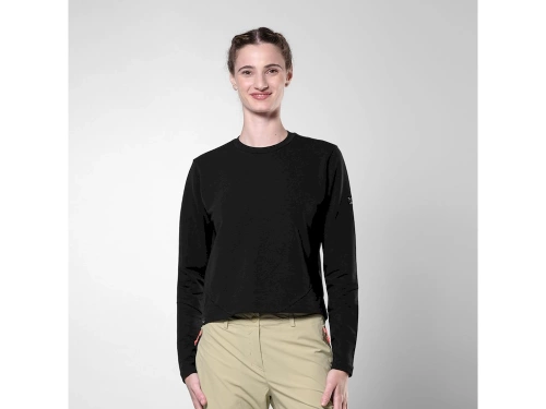 Bluzka damska Salewa Fanes Dry Pullover W - black out