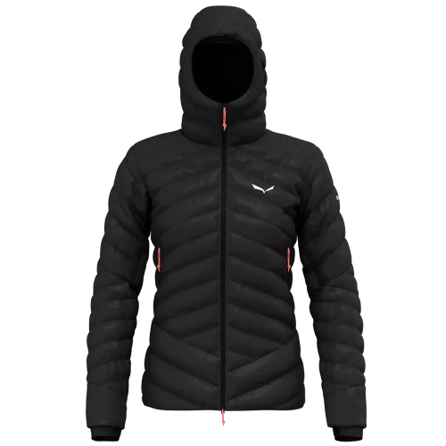 Damska Puchowa Kurtka Zimowa Salewa Ortles Medium 3 Rds Dwn Jacket W - black out