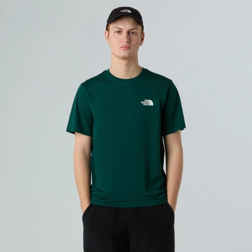Męska Koszulka Na Co Dzień The North Face M SS SIMPLE DOME TEE - hunter green