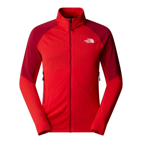 Męski Polar The North Face M Bolt Polartec Jacket - High Risk Red/Garnet Red